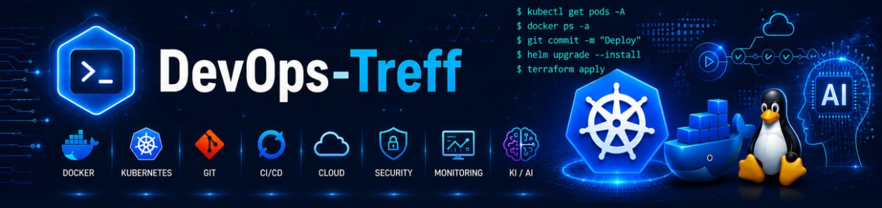 DevOps-Treff – Tools, Kubernetes, CI/CD & IT-Wissen
